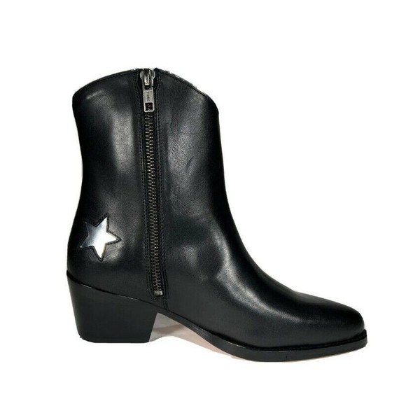 Thursday Boot Sedona Country Black Boots Womens Sz 7 / 37.5 Leather Bootie NEW - Picture 3 of 8